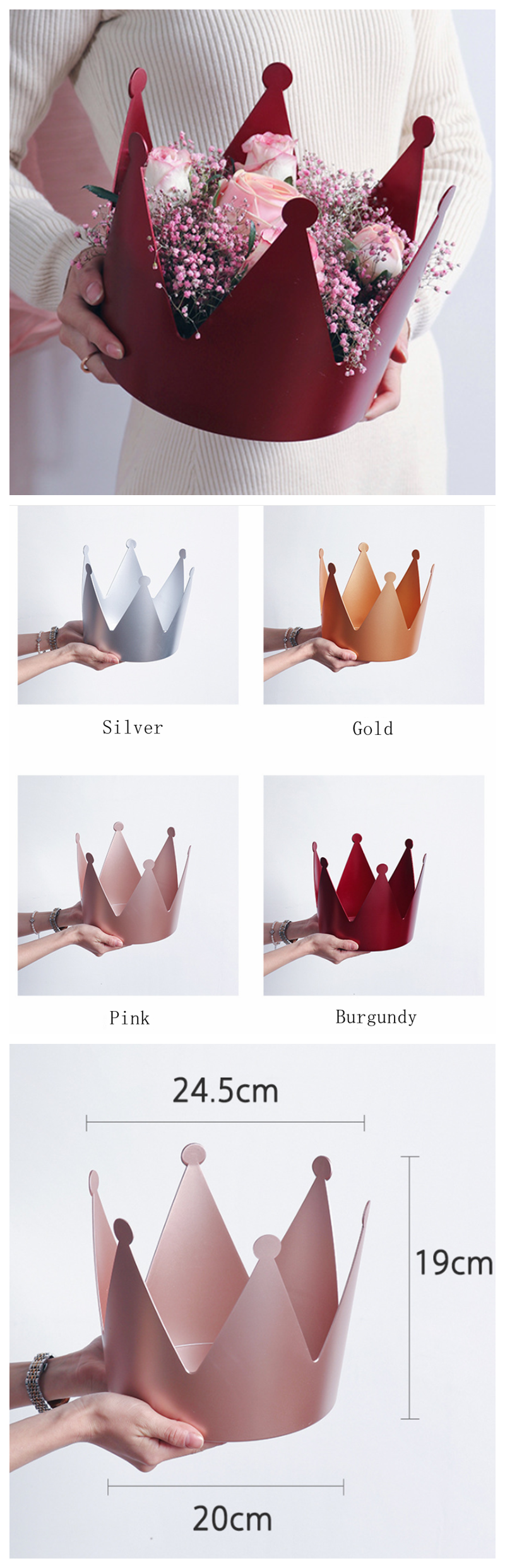 Flower Container For Gift Packaging